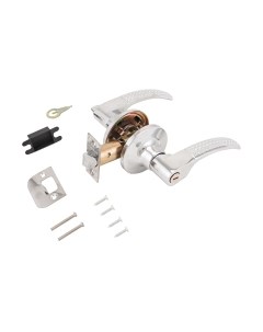 Ручка дверная Стандарт 8510 BK CP