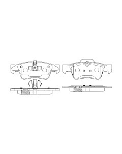 Тормозные колодки Patron PBP1831 Патрон