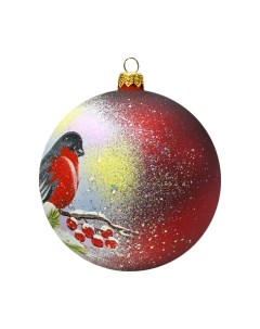 Шар новогодний Декарт Снигирь 8Ш0047