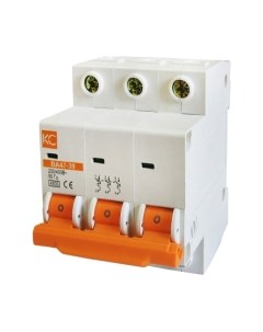 Выключатель автоматический КС ВА 47-39 3P 10А B / 80808 Кс