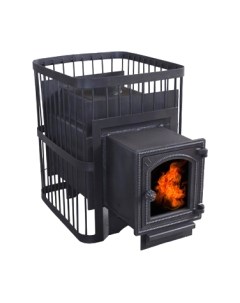 Печь-каменка КомфортПром Сталь дверь со стеклом 10013008 Комфортпром