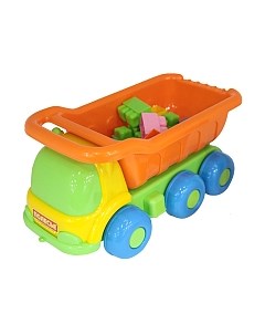 Самосвал игрушечный Полесье Кеша с конструктором Малютка / 4342