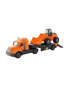 Набор игрушечной техники Полесье Майк с трактором-погрузчиком / 55736