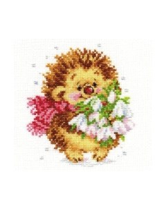 Набор для вышивания Весенний ежик / 0-89 Алиса