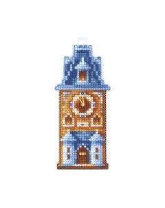 Набор для вышивания Домики. Домик с часами / Д-14С Сделай своими руками