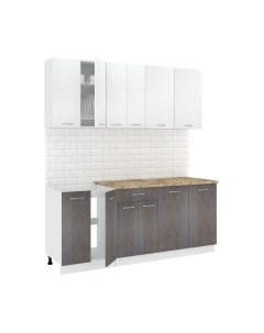 Кухонный гарнитур Кортекс-мебель Корнелия Лира-лайт 1.9м