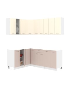 Кухонный гарнитур Кортекс-мебель Корнелия Лира 1.5x2.0 без столешницы