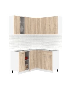 Кухонный гарнитур Кортекс-мебель Корнелия Лира 1.5x1.4 без столешницы