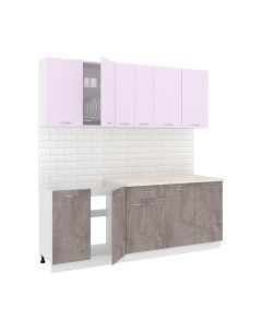 Кухонный гарнитур Кортекс-мебель Корнелия Лира-лайт 2.1м