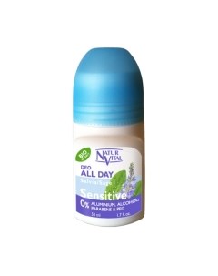 Дезодорант шариковый Sensitive Sage Natur vital