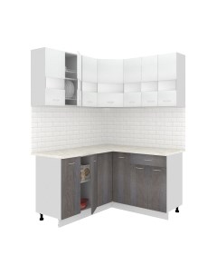 Кухонный гарнитур Кортекс-мебель Корнелия Экстра 1.5x1.5м