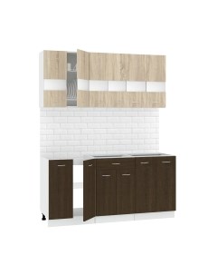 Кухонный гарнитур Кортекс-мебель Корнелия Экстра 1.7 без столешницы