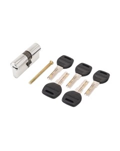 Цилиндровый механизм замка Аллюр HD F 60-5K СP перфорированный ключ