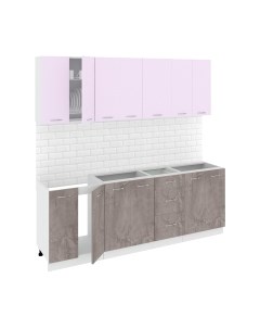 Кухонный гарнитур Кортекс-мебель Корнелия Лира 2.2 без столешницы