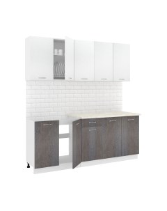 Кухонный гарнитур Кортекс-мебель Корнелия Лира-лайт 2.0м