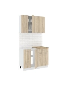 Кухонный гарнитур Кортекс-мебель Корнелия Лира-лайт 1.1м