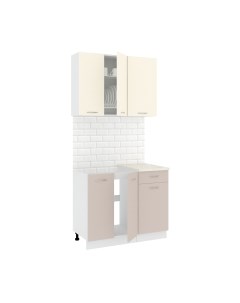 Кухонный гарнитур Кортекс-мебель Корнелия Лира-лайт 1м