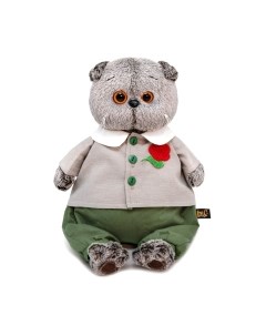 Мягкая игрушка Басик в комплекте с цветком / Ks22-225 Budi basa
