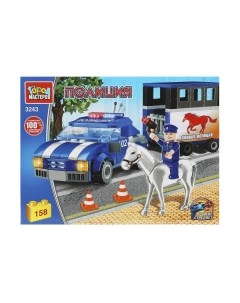 Конструктор Город мастеров Полицейский конный патруль / 3243-UU
