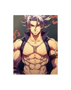 Картина по номерам Школа талантов Накаченный парень / 9827434