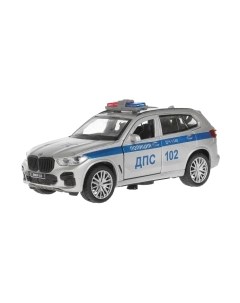 Автомобиль игрушечный Технопарк BMW X5 M-Sport Полиция / X5-12SLPOL-SR