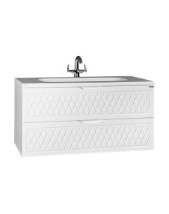 Тумба под умывальник Домино Stella 100 3D В2 подвесная