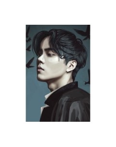 Картина по номерам Школа талантов Корейский мальчик / 9827436