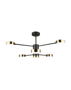 Потолочный светильник Mirastyle SX-N-4188/6 BK+GD