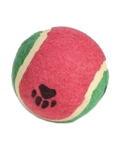 Игрушка для собак Beeztees Мячик теннисный с отпечатками лап / 625597