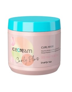 Крем для волос Inebrya Curly Plus увлажняющий для вьющихся волос с экстрактом моринги
