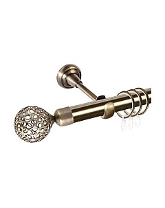 Карниз для штор АС ФОРОС Grace D25Г/16Г + наконечники Метеор Ас форос