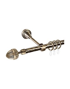 Карниз для штор АС ФОРОС Grace D16К + наконечники Милано Ас форос