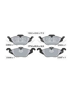 Тормозные колодки 2306302 Textar