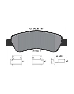 Тормозные колодки Textar 2446501