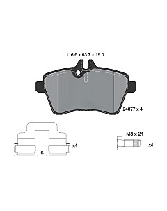 Тормозные колодки Textar 2407701