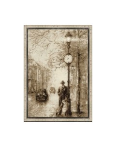 Набор для вышивания Старая фотография, Ожидание / 1611 Риолис