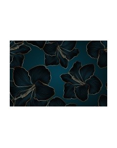 Фотообои листовые Vimala Векторные цветы 3