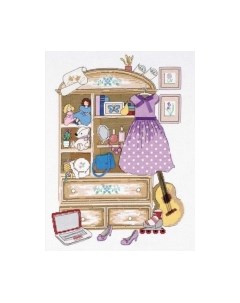 Набор для вышивания Шкафчик для девочки / 1373 Риолис