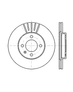 Тормозной диск 60209934VSX Stellox