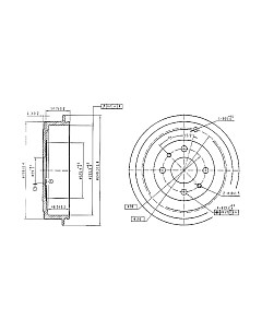 Тормозной барабан Patron PDR1225 Патрон