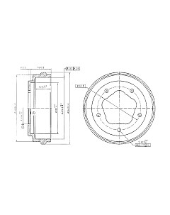 Тормозной барабан Patron PDR1062 Патрон