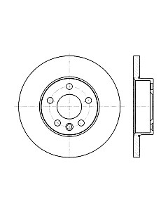 Тормозной диск 60204766SX Stellox