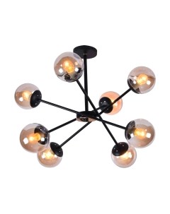 Потолочный светильник Mirastyle MH-10154/8B BK