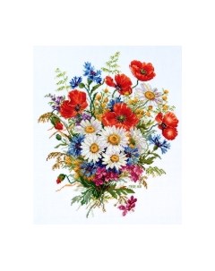 Набор для вышивания Луг цветет / K-222В Merejka