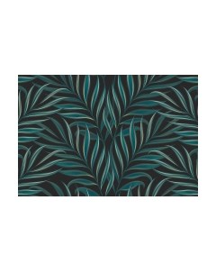 Фотообои листовые Vimala Пальмовые листья на черном