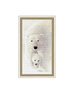 Набор для вышивания Среди снегов / ДЖ-044 Золотое руно