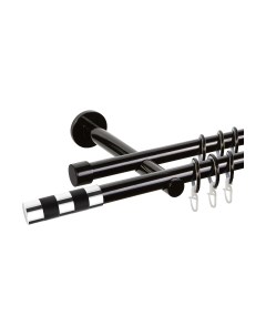 Карниз для штор АС ФОРОС Dance D19Г/19Г + наконечники Валес хром Ас форос