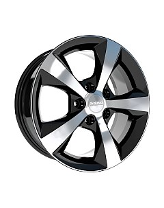 Литой диск SKAD Кельн 16x7.0" 5x108мм DIA 65.1мм ET 45мм Black Glossy Polished Skad