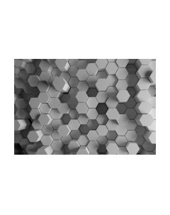 Фотообои листовые Vimala 3D Шестиугольники 4