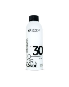 Эмульсия для окисления краски Sergio Professional Color&Blonde 30Vol. 9% Sergio professional